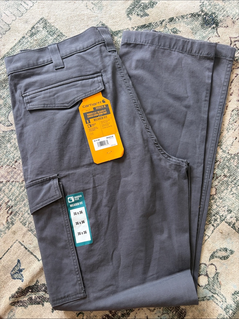 Carhartt Relaxed Fit Men's Gray Work Pants NWT